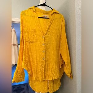 Yellow urban outfitters long sleeve